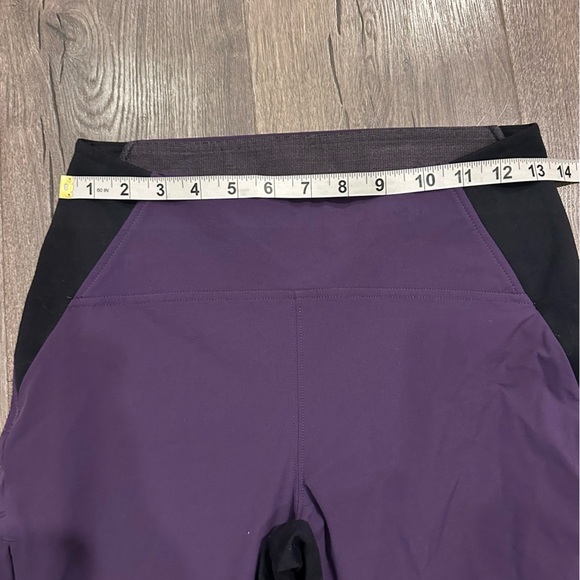 Mountain Hardwear Women's CHOCKSTONE NIGHT IRIS PURPLE TIGHTS Pants S UPF 50 - Picture 7 of 11